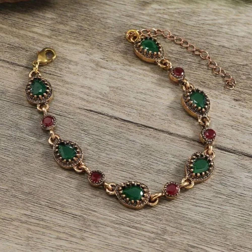 Red Gemstone Bracelet S1279